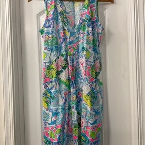 Lilly Pulitzer Amina Dress “Wish You Were Here”